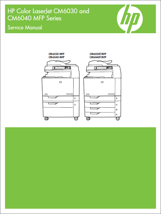 HP Color LaserJet CM6030 CM6040 CM6030f CM6040f MFP Service Manual-1